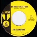 A yellow and black label of the ramblers