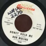 A picture of a record with the words " honey hold me ".