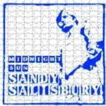 A puzzle with the words sandy salisbury and midnight sun