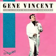 A pink and white cover of gene vincent 's album