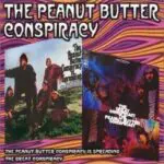 A picture of two different covers for the peanut butter conspiracy.